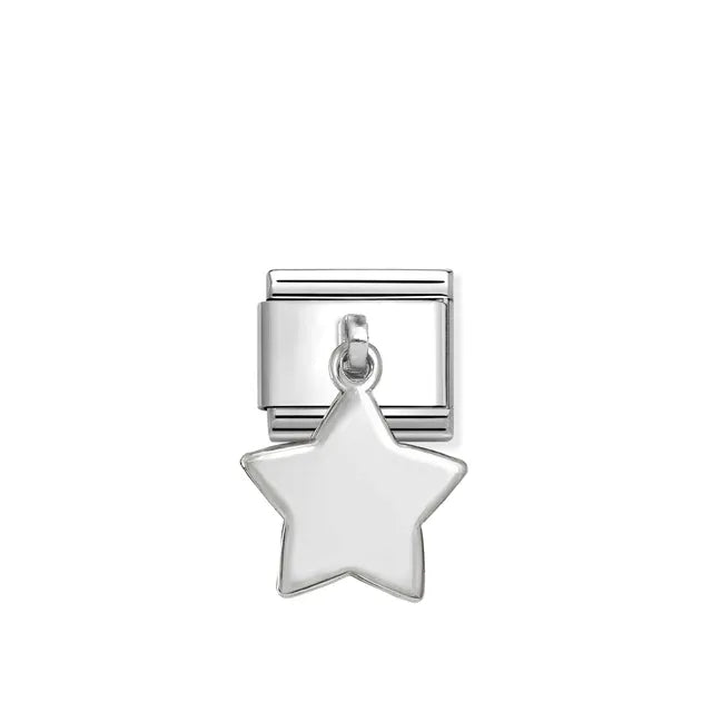 Star Pendant Link | Silver