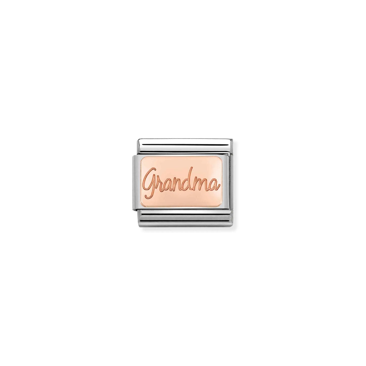 Grandma Engraved Charm - 9K Rose Gold