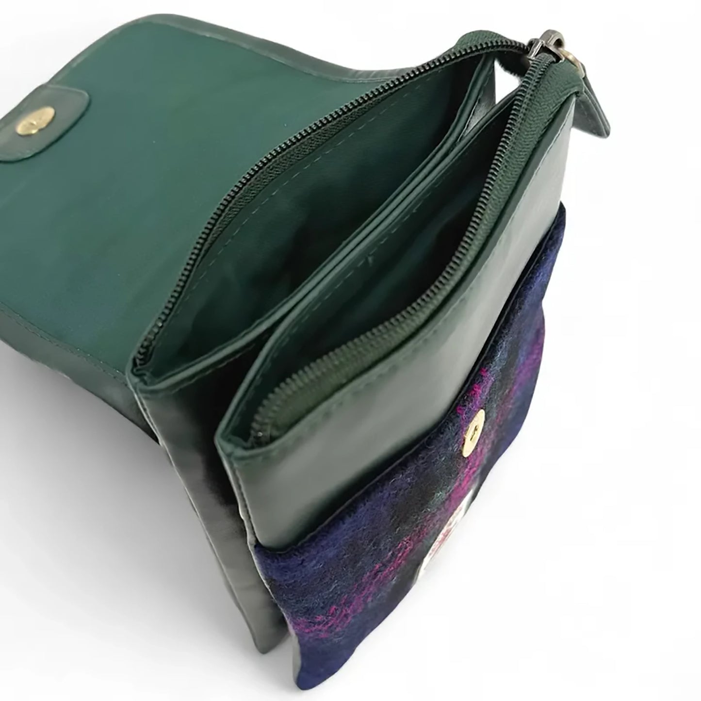 Harris Tweed Mini Cross-body Bag | Baird Check