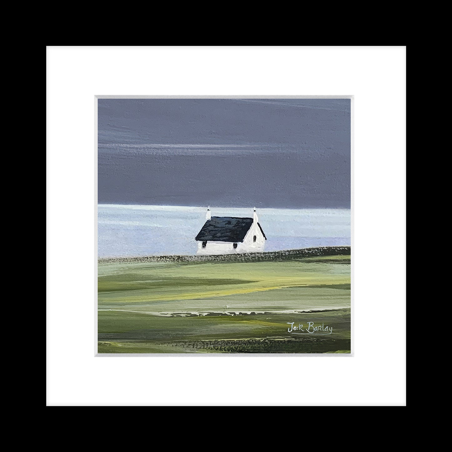 Blue Shelter I Small | Framed Print by Jack Barclay