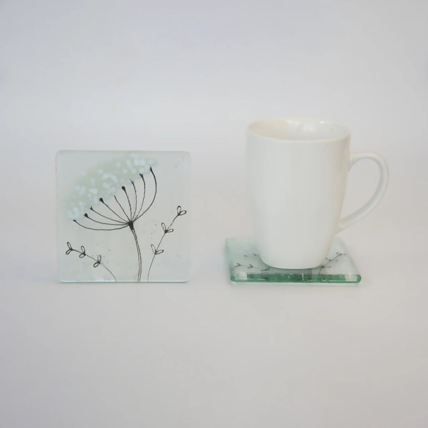 Cow Parsley Glass | Coaster
