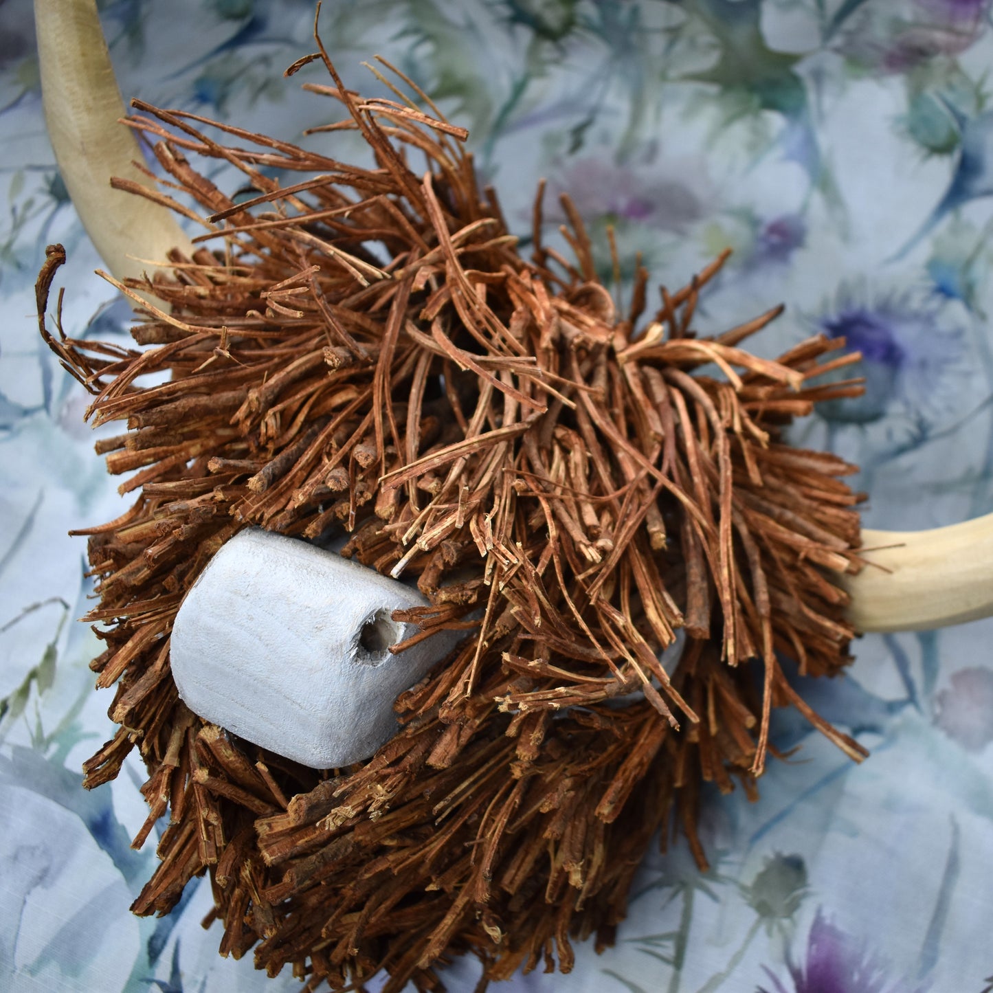 Wall Mounted Wooden Highland Cow Head