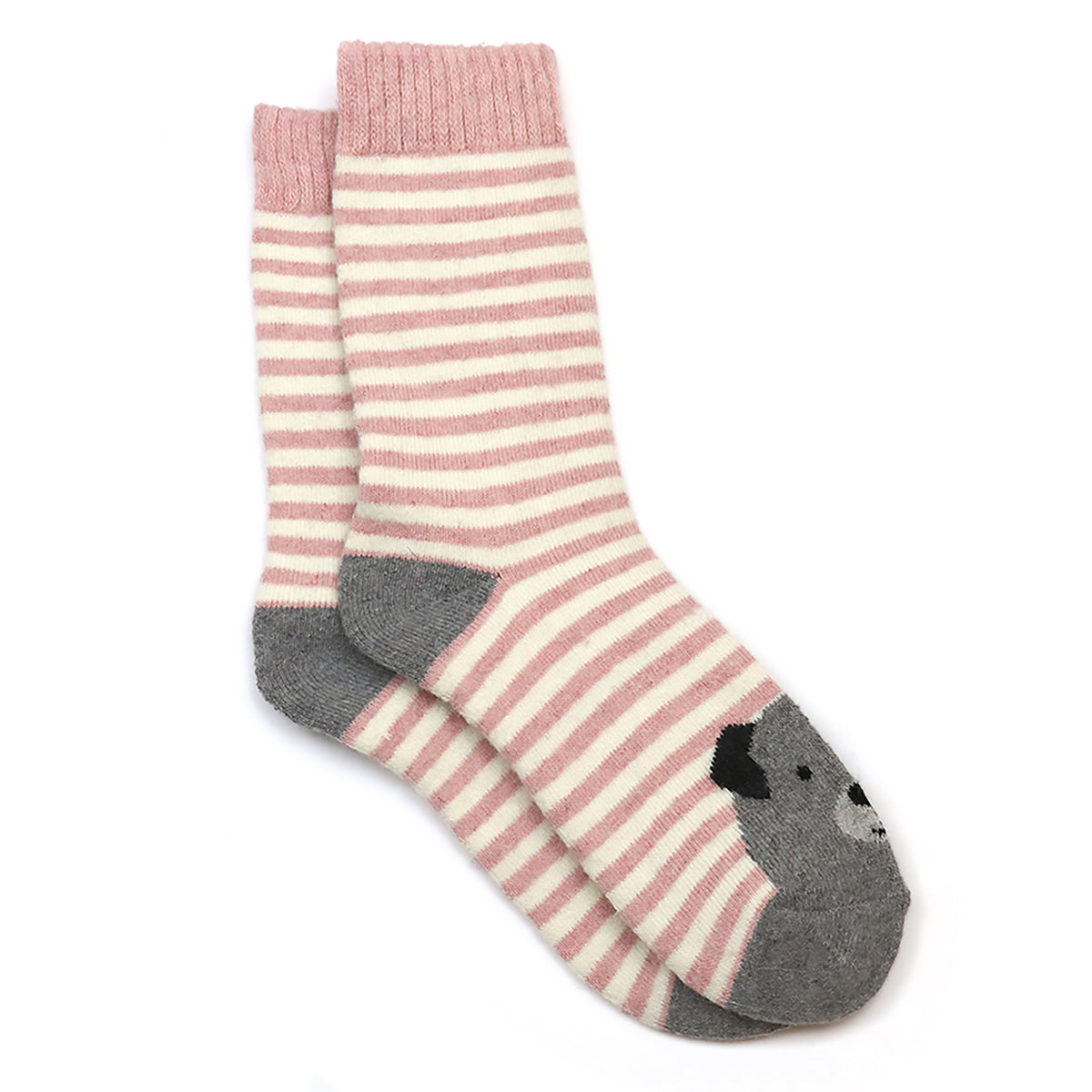 Set of 2 Dog Socks | Pink
