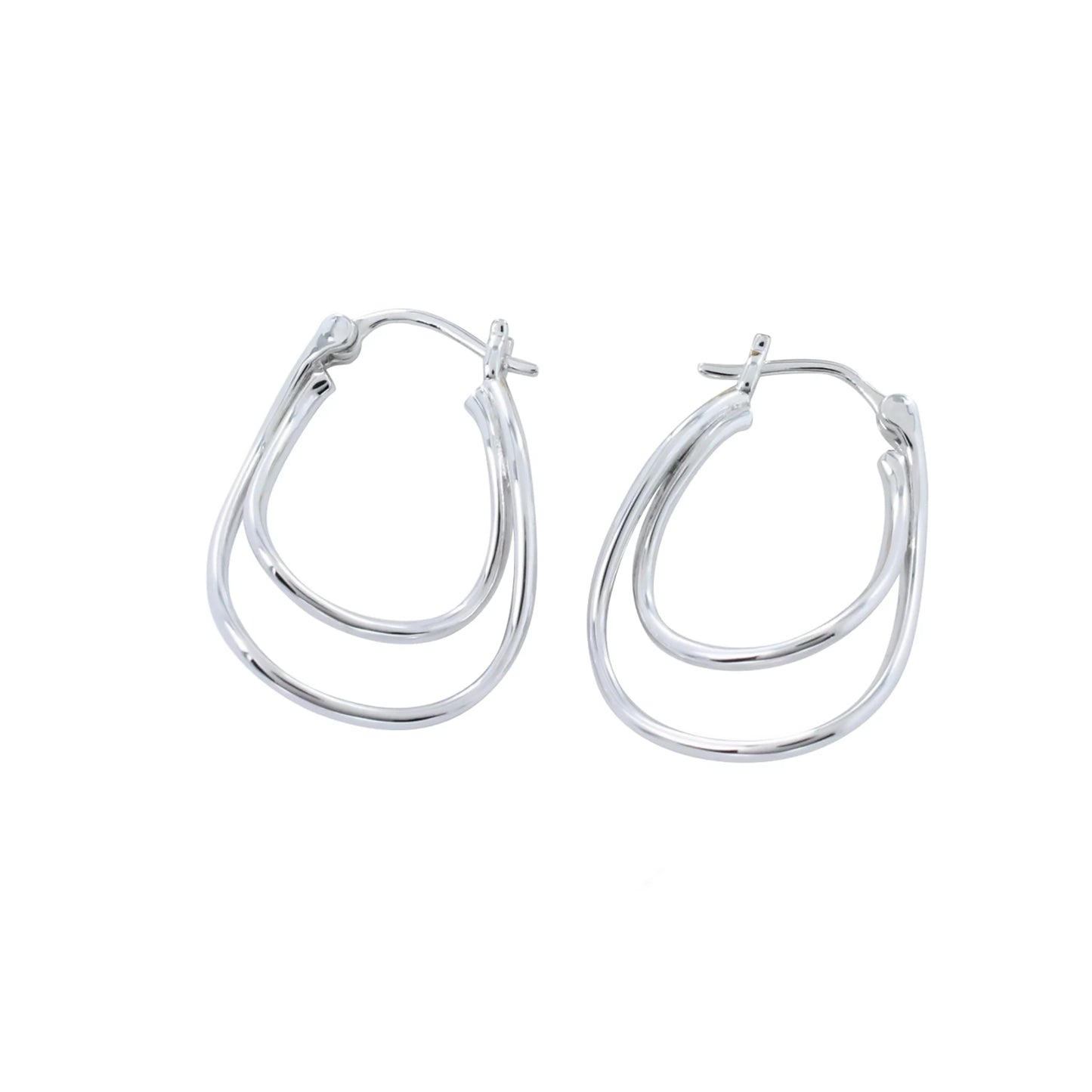 Double Large Hoop | Earrings