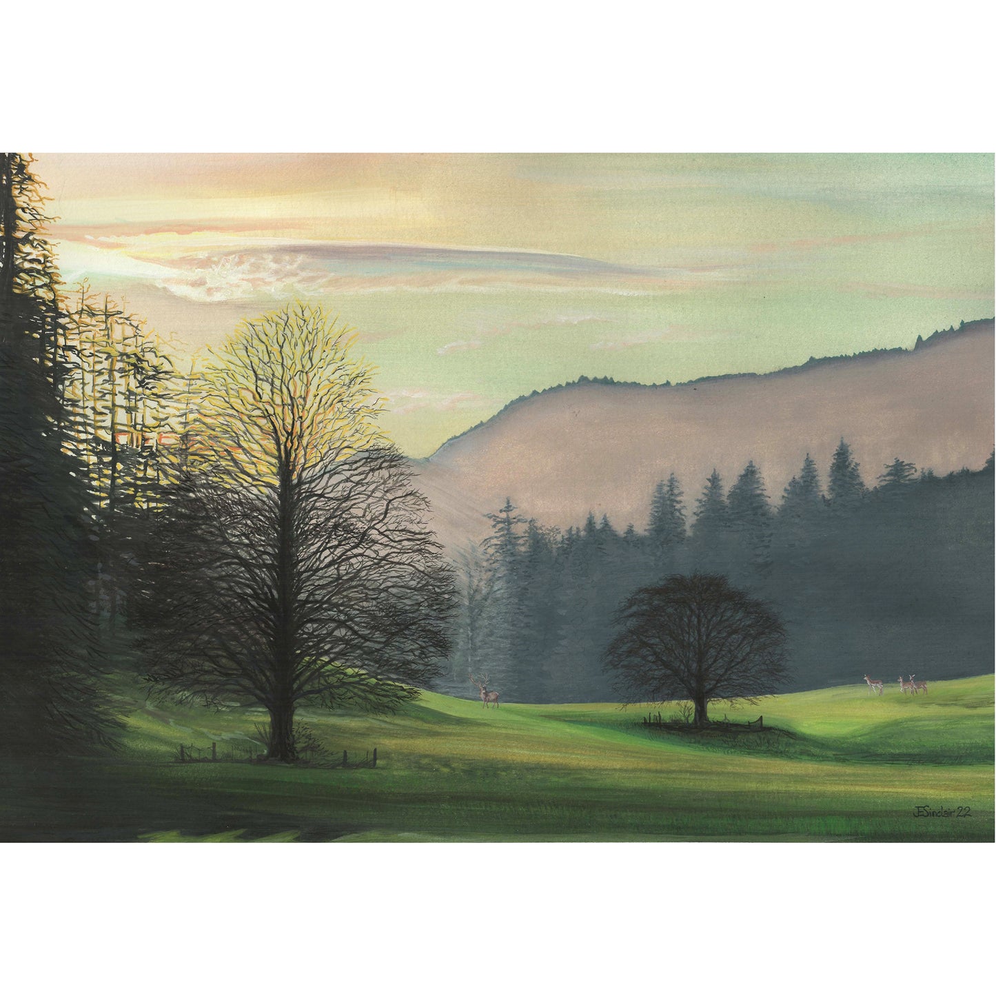 Framed Print | Dusk At Dunkeld