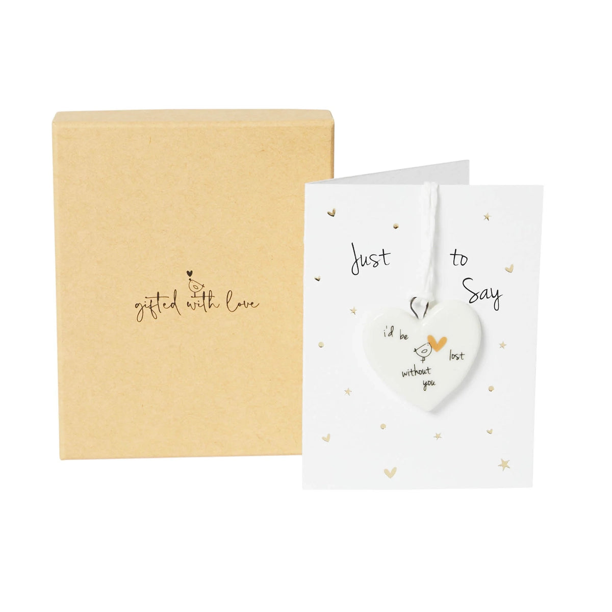 Porcelain Heart Decoration | Lost Without You