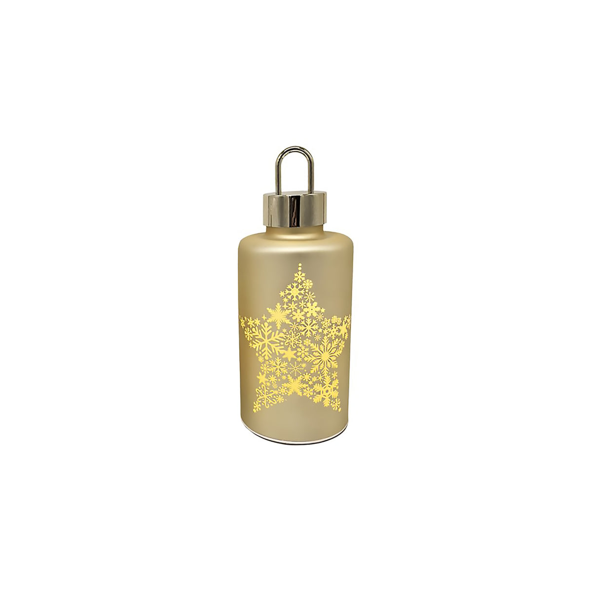 Christmas Large LED Lantern | Gold Star