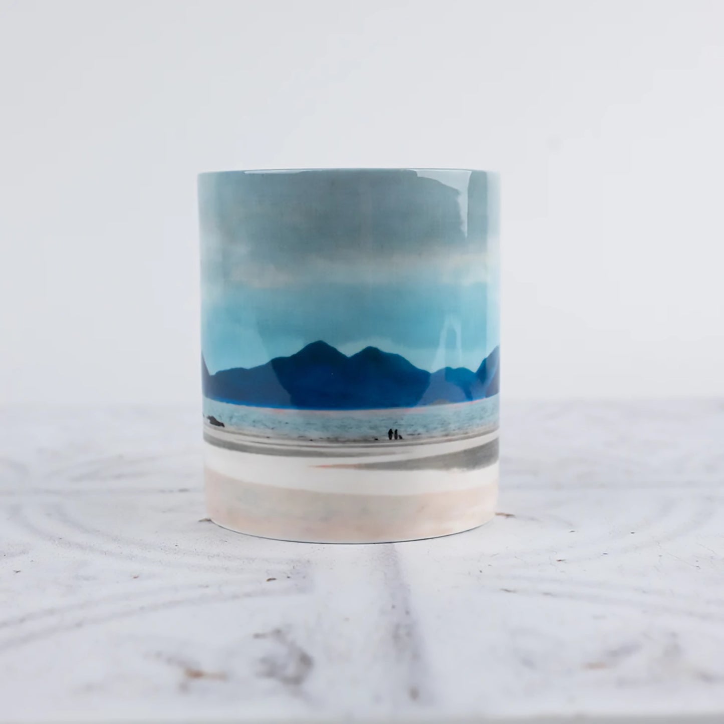 Bone China Mug Large | A Walk on the Beach Skye From Applecross