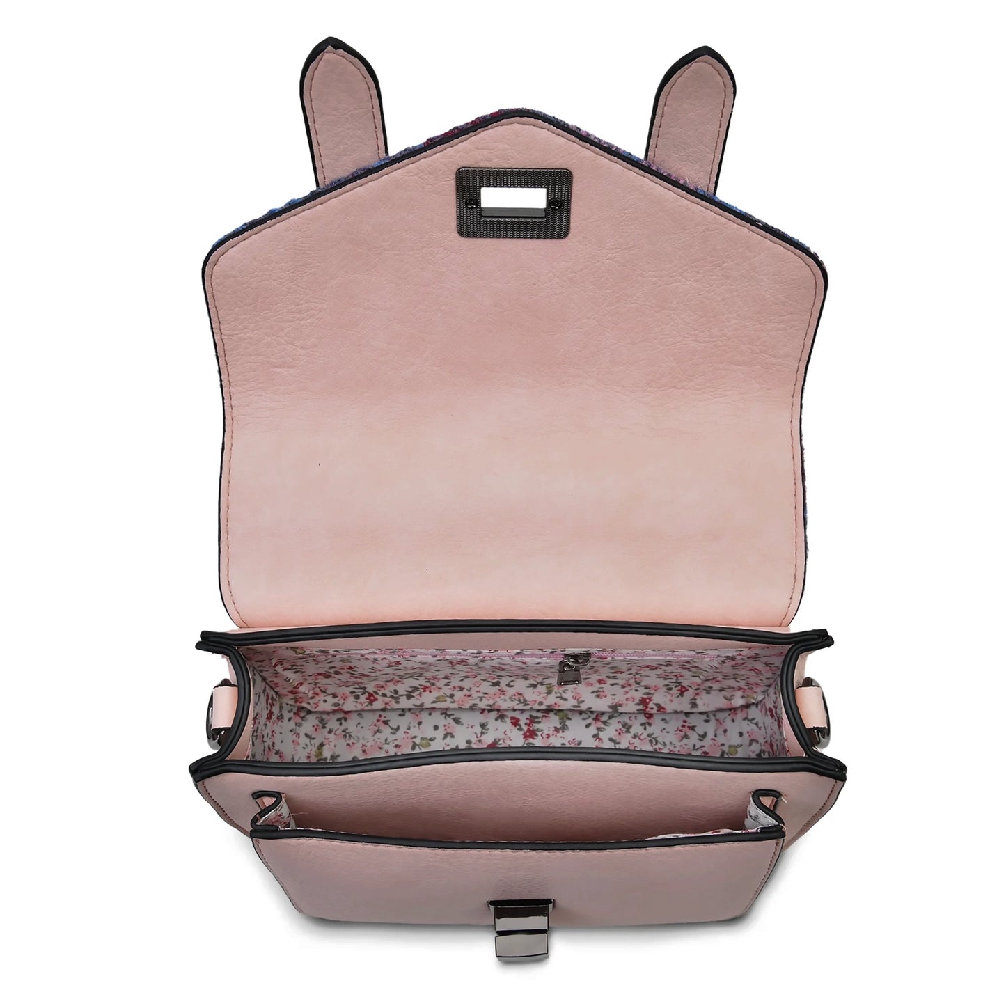 Tartan Mini Satchel | Pink & Green