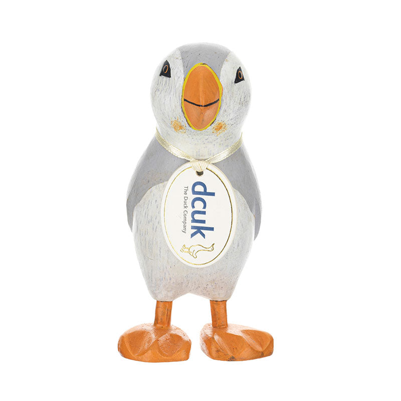 Wooden Painted Puffling | Grey