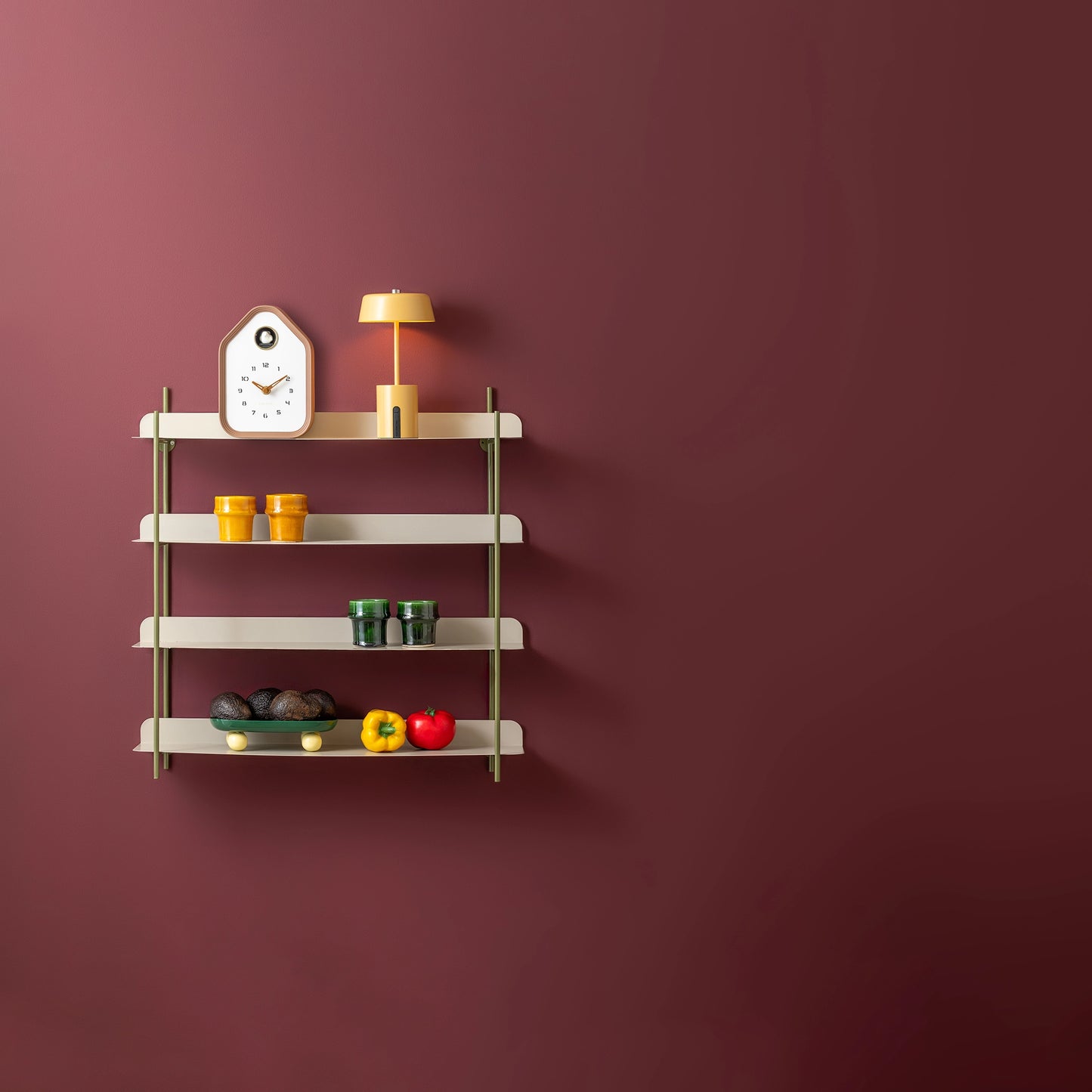 Reina Wall/Table Cuckoo Clock | Mocha Brown