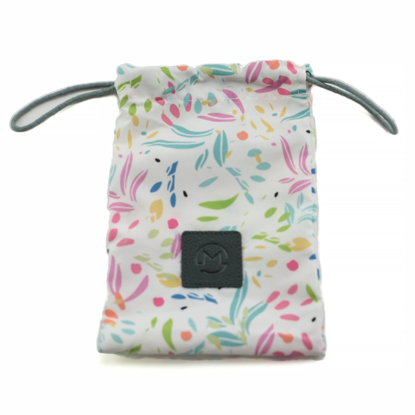 Colourfully patterned dust bag