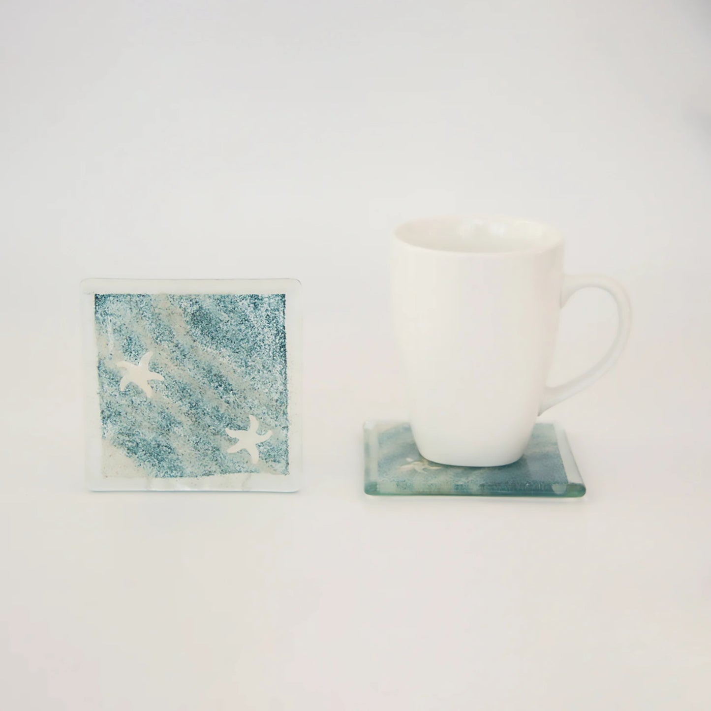 Sea & Sand Glass | Coaster