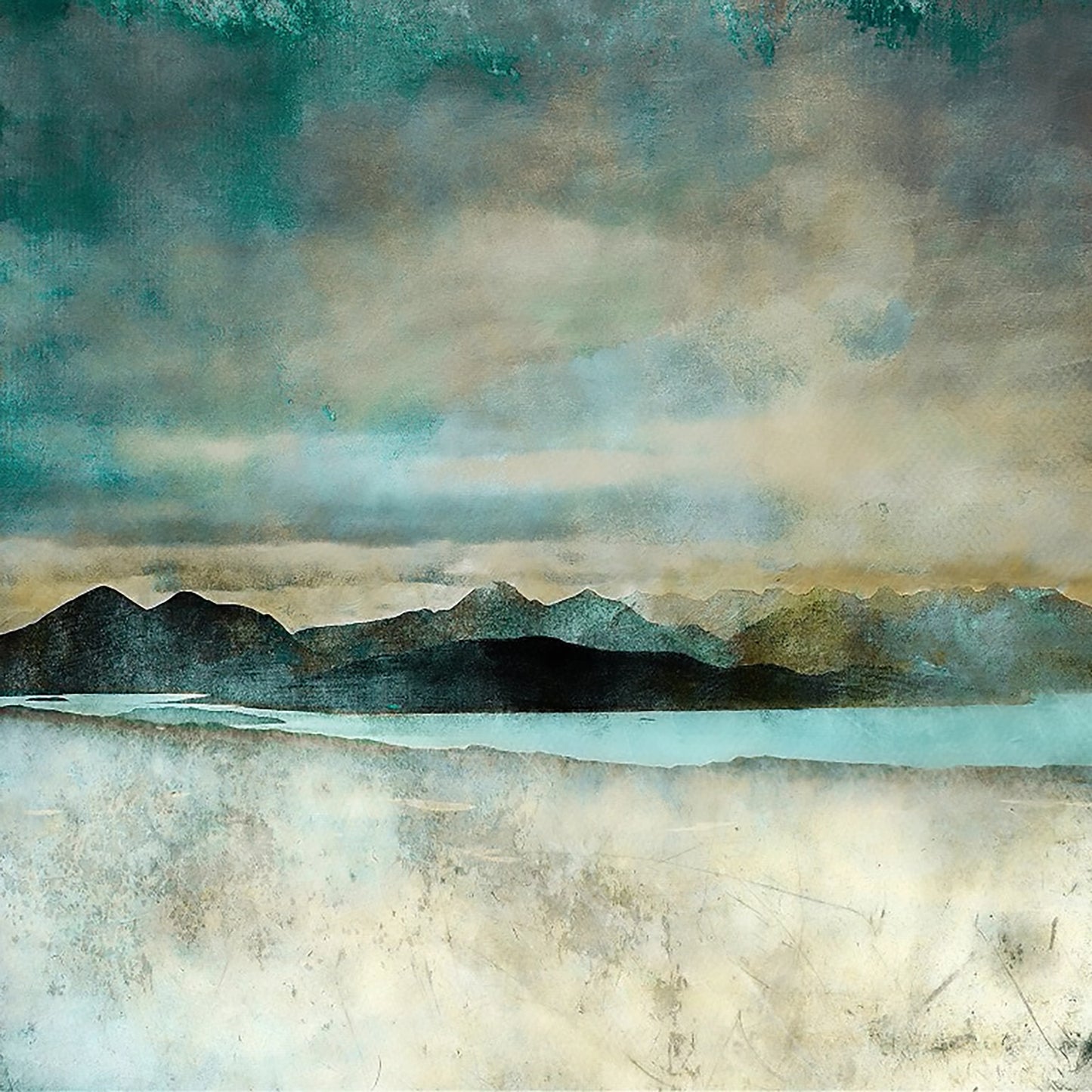 Mini Framed Print | Skye From the Bealach Na Ba Applecross