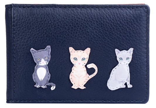 Best Friends Sitting Cats ID / Travel Card Holder - RFID