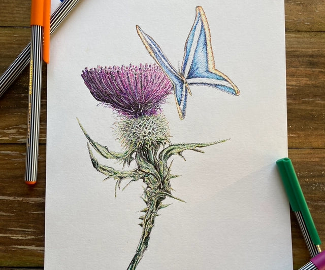 Flower of Scotland | A4 Print