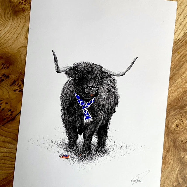 Hamish on the Bru | A4 Print