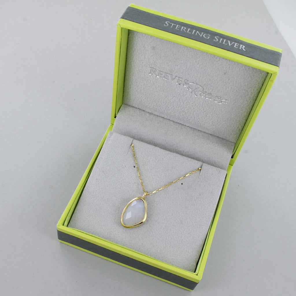 Maharani Gold Moonstone Necklace - Large