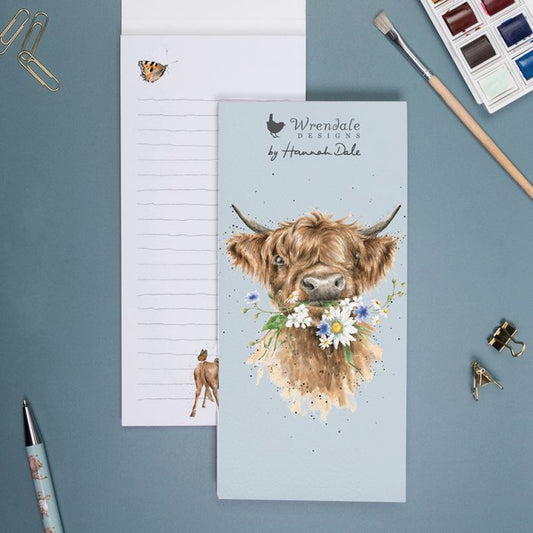 'Daisy Coo' Highland Cow Shopping Pad