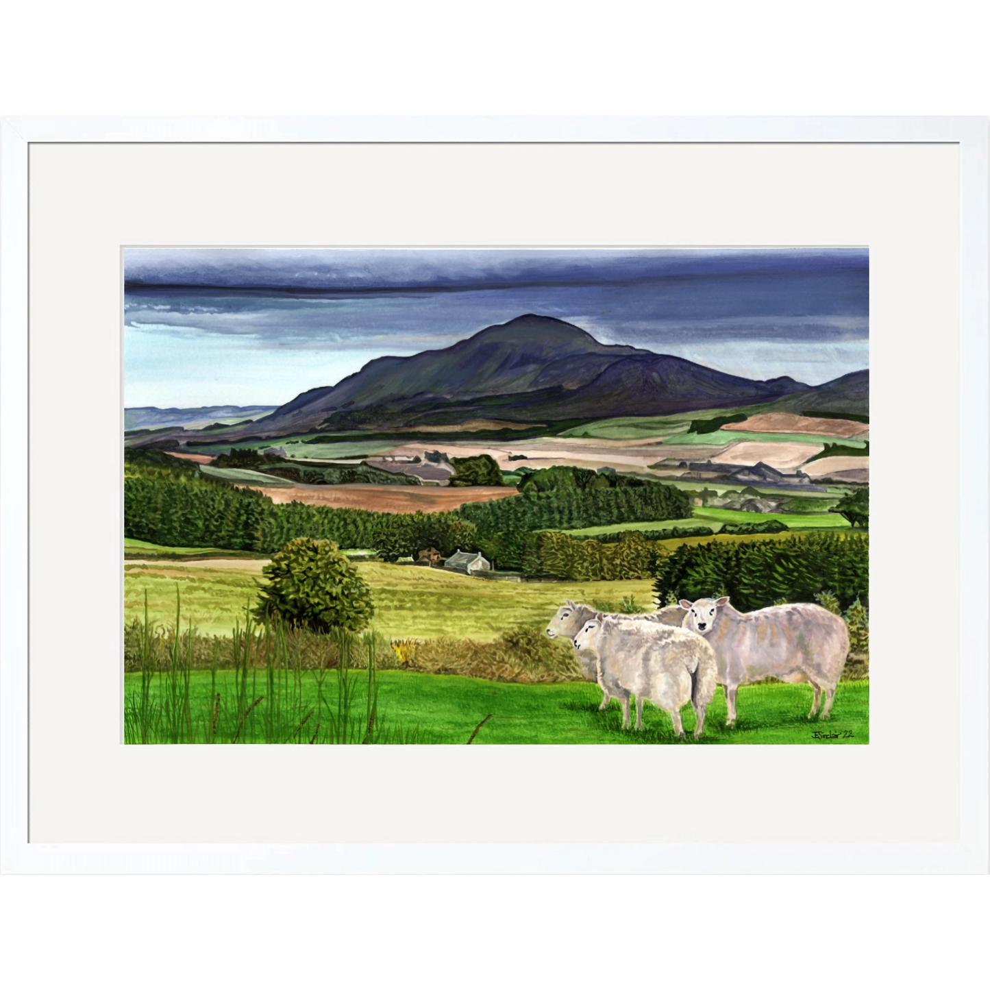 Framed Print | View of West Lomond