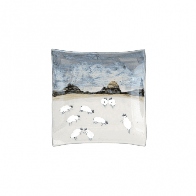 Sheep Medium Square Dish