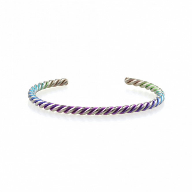 Rainbow Triple Twist | Bangle