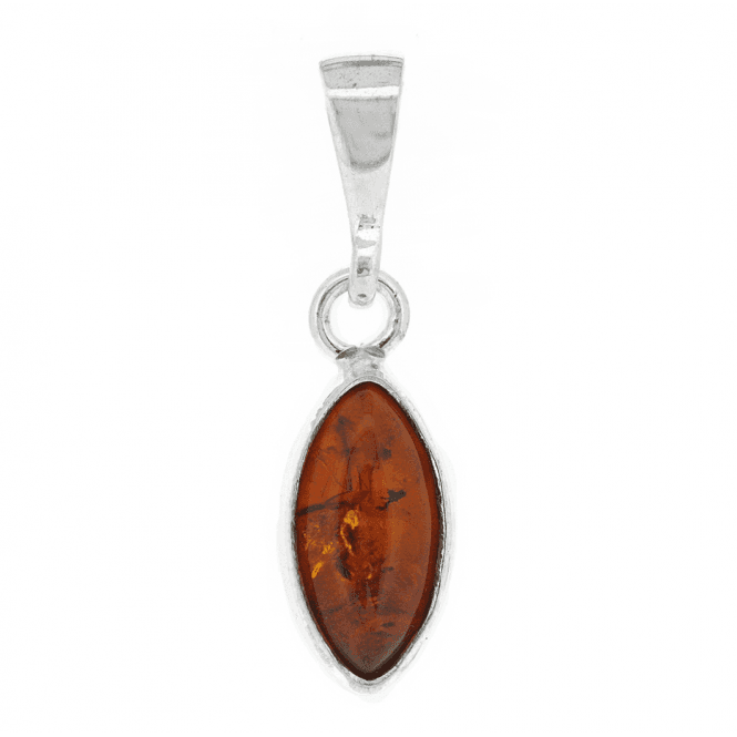Amber Marquise Pendant