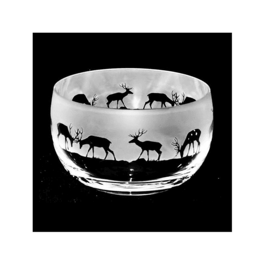 Stag Small Crystal Bowl