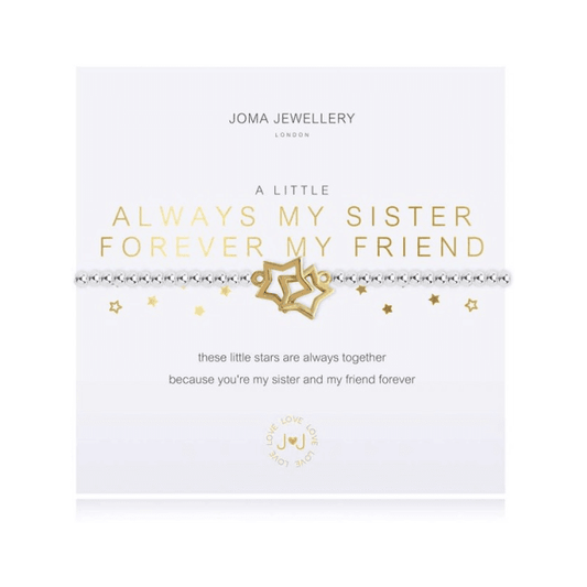 A Little Always My Sister Forever My Friend Bracelet