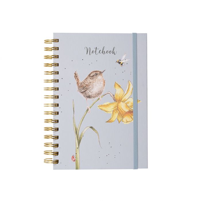 A5 Notebook - The Birds and The Bees Blue