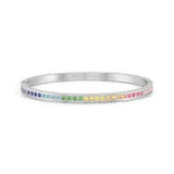 Pretty Bangles | Rainbow CZ - Small