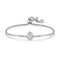 Royal Dream Teardrop Bracelet Silver