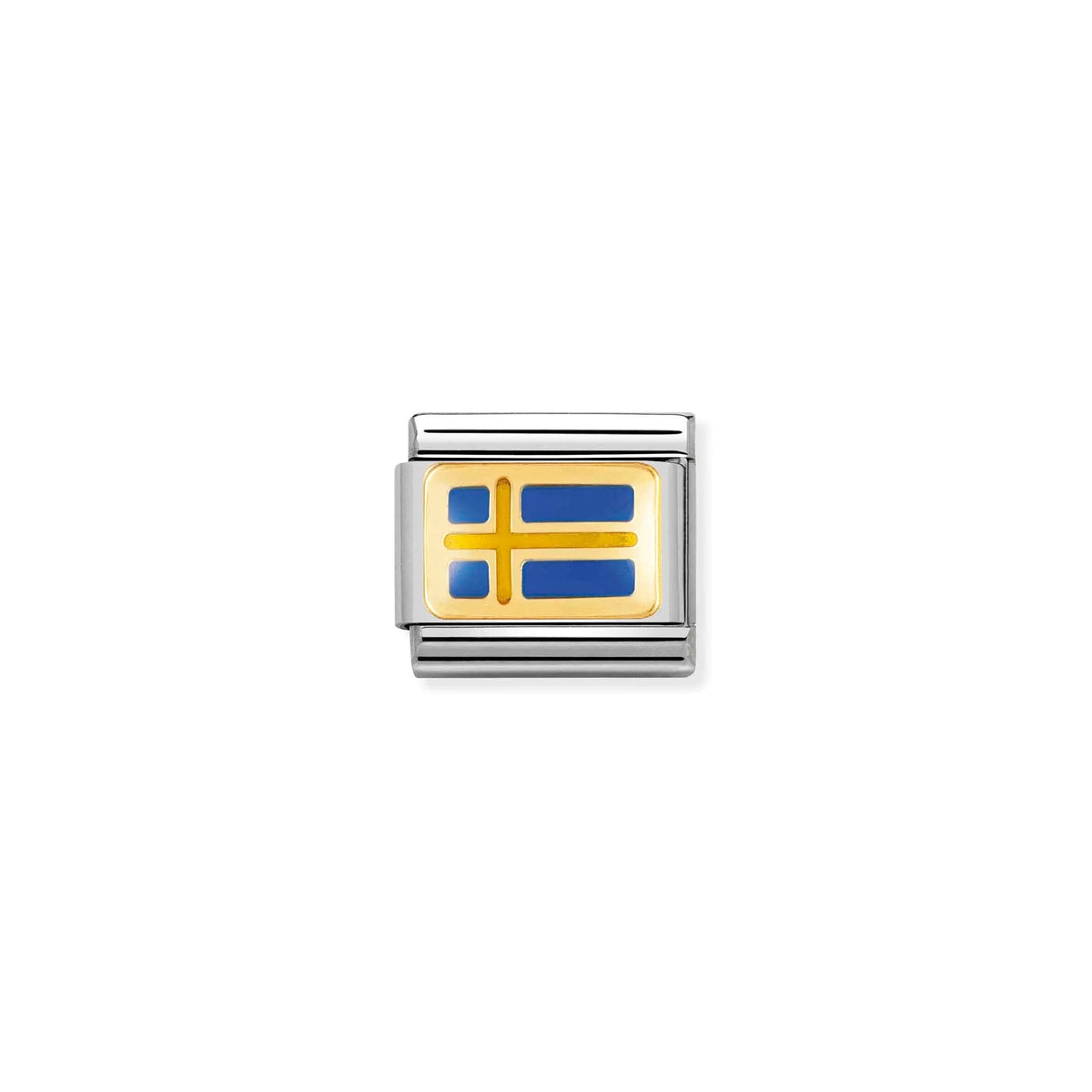 Sweden Flag | 18K Gold & Enamel