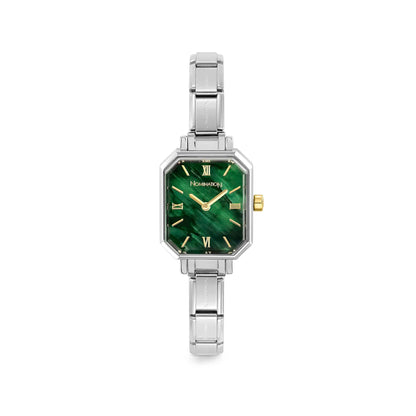 Paris Rectangle Green Malachite | Composable® Watch