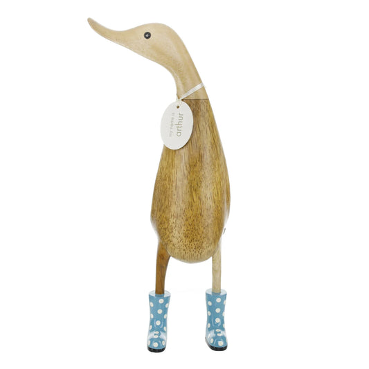 Spotty Welly Ducklet - Blue