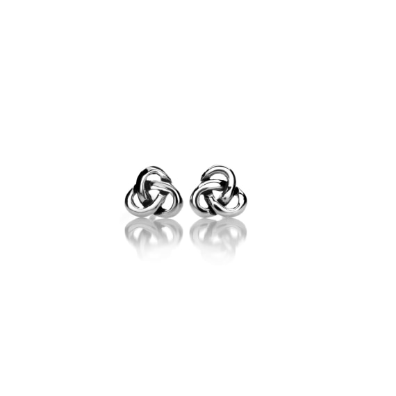 Celtic Trinity Knot Stud Earrings