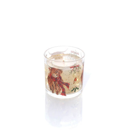 Christmas Candle | Highland Cow Gel LED Candle