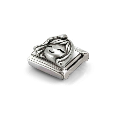 Raised Girl Link | Silver