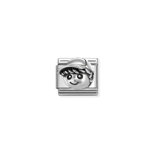 Raised Boy Link | Silver
