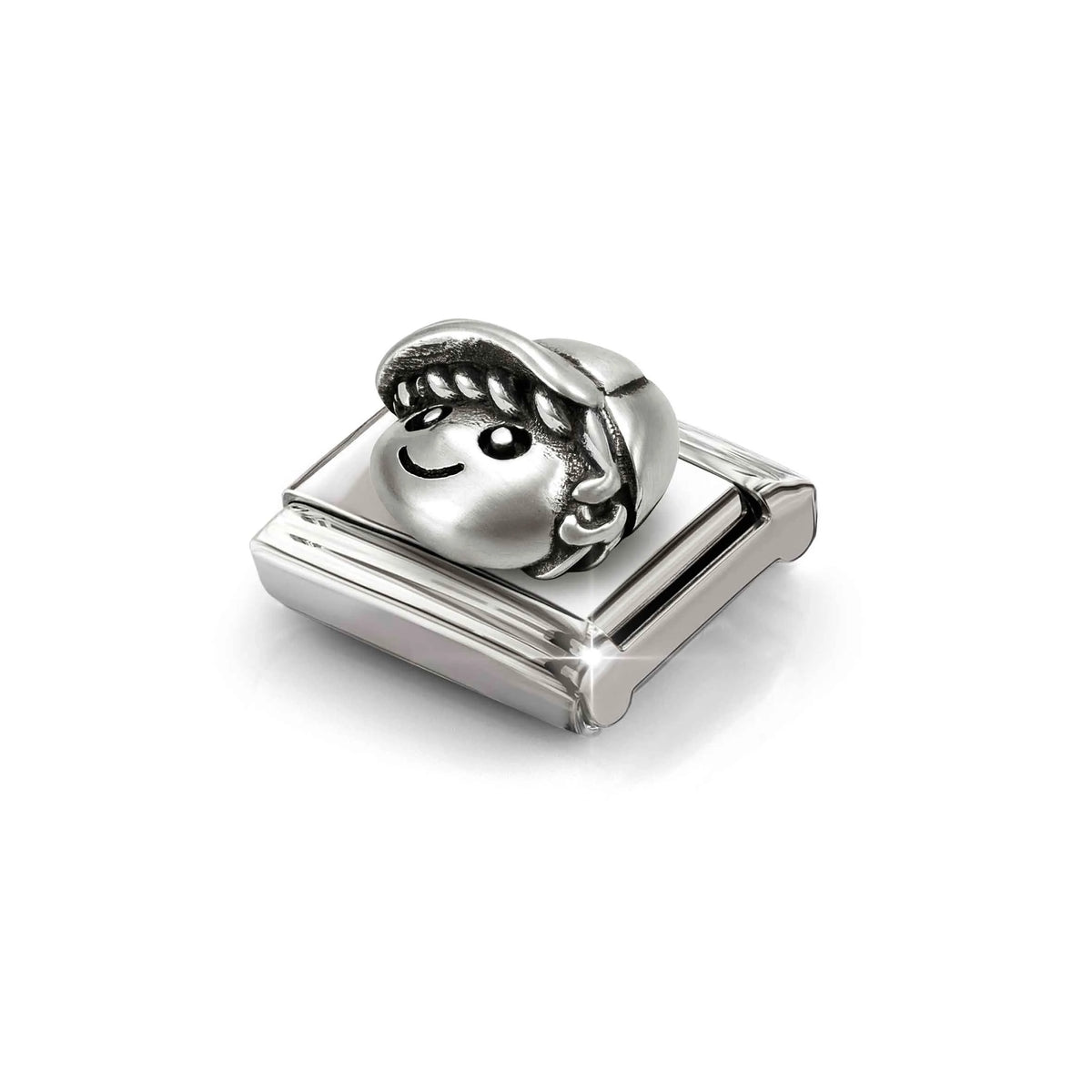 Raised Boy Link | Silver