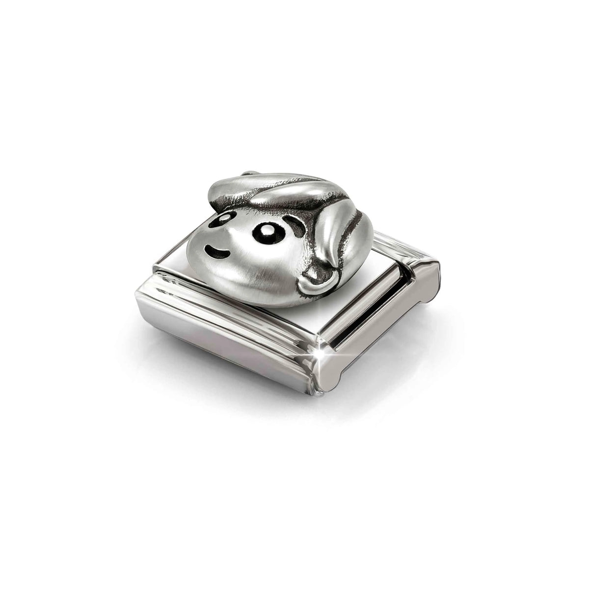 Raised Man Link | Silver