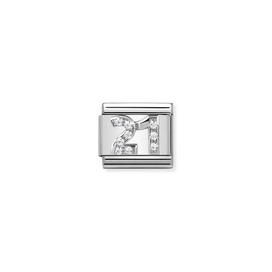 Age / Number 21 CZ Link | Silver