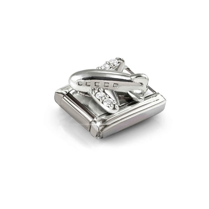 Airplane CZ Link | Silver