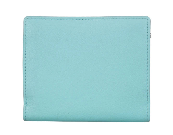 Shiloh Tri-Fold Compact Purse in Green