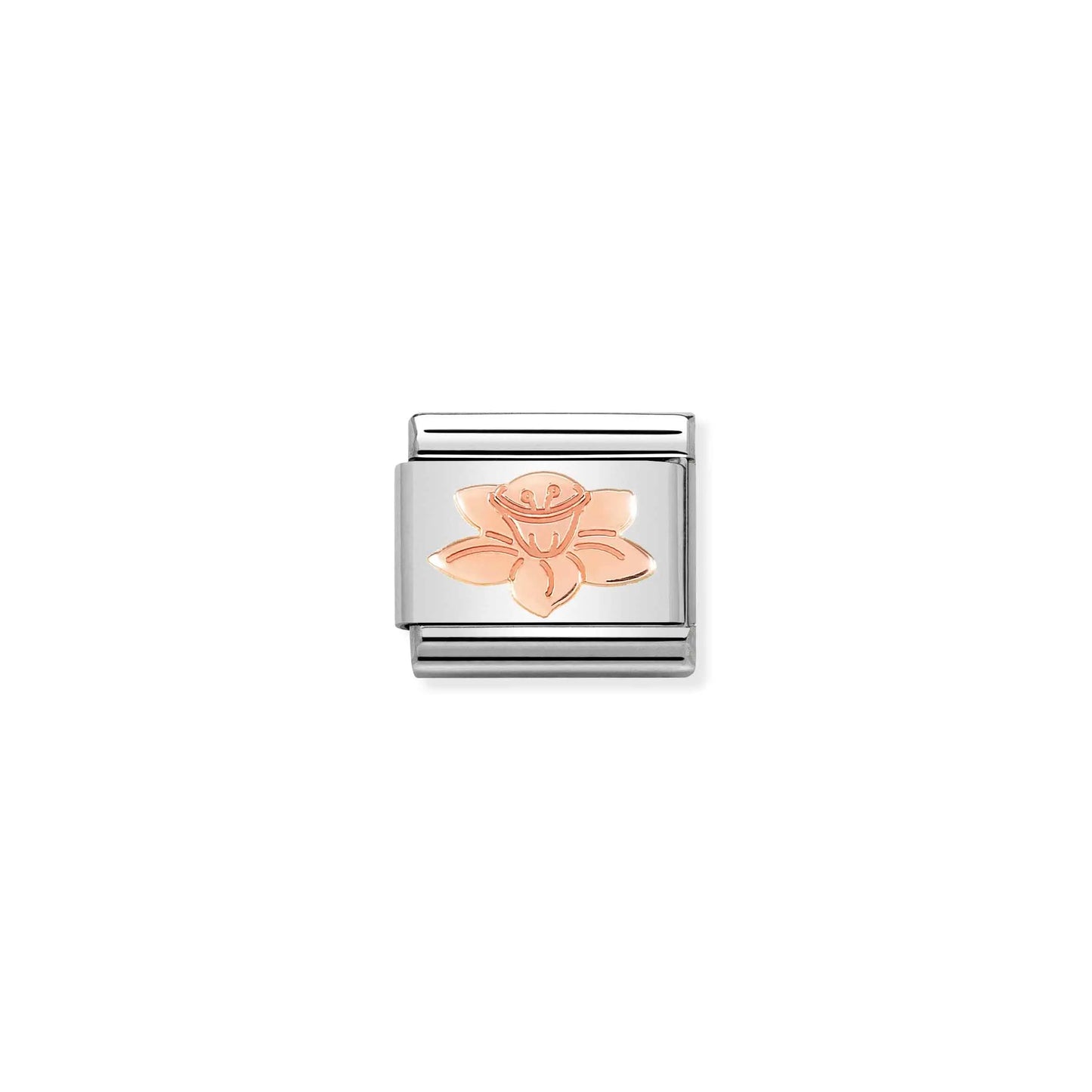 Daffodil Charm - 9K Rose Gold Charm
