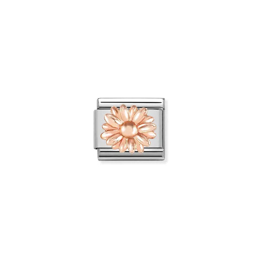 Daisy Charm - 9K Rose Gold