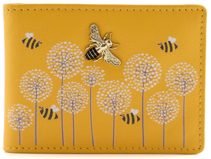 Bee Id & Card Holder Yellow