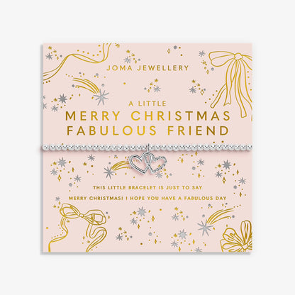 Christmas A Little Bracelet | Merry Christmas Fabulous Friend