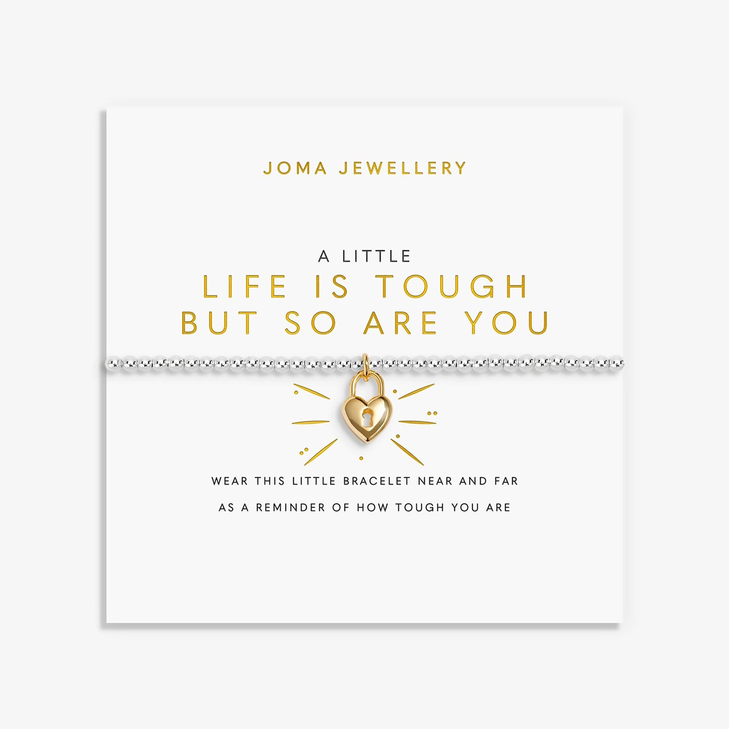 A Little Bracelet | Life Is Tough But So Are You