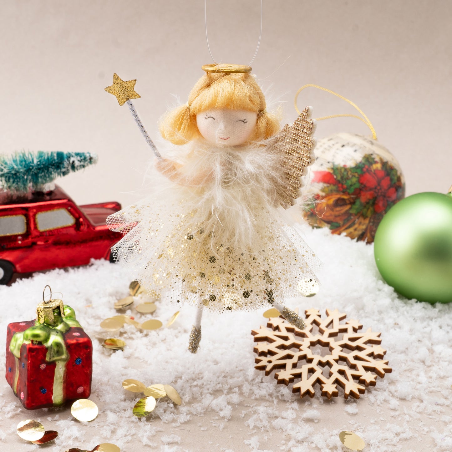 Gold Angel | Hanging Decoration